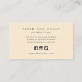 フローラ名刺 名刺 (裏面)