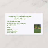 フローラ名刺・造園・ガーデニング等 名刺 (裏面)