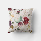 フローラ名詞母の日 クッション (裏面)