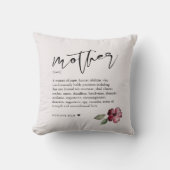 フローラ名詞母の日 クッション (正面)