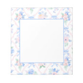 フローラ名門私立校風のリボン弓グランドミレニアル ノートパッド (正面)