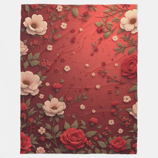 フローラ向けFeveBranetギフト フリースブランケット (正面)