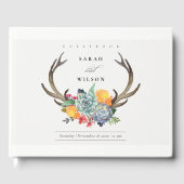 フローラ吸汁性アントラーボヘミアン尿モノグラム ゲストブック (正面)