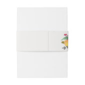 フローラ吸汁性アントラーボヘミアン尿モノグラム 招待状ベリーバンド (裏面例)