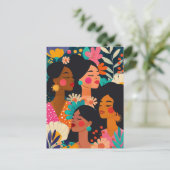 フローラ国際的イエローウィメンズデー ポストカード (スタンド正面)