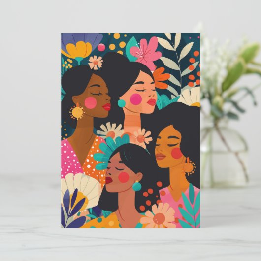 フローラ国際的ターコイズ女子デー 招待状 (スタンド正面)