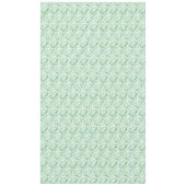 フローラ国 – スタイルブルーペリウィンクルパターン テーブルクロス (正面)