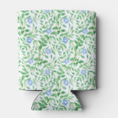 フローラ国 – スタイルブルーペリウィンクルパターン 缶クーラー (裏面)