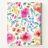 フローラ園のスパイラルノート ノートブック (裏面)