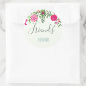 フローラ園は永遠に蝶の友人 ラウンドシール (バッグ)