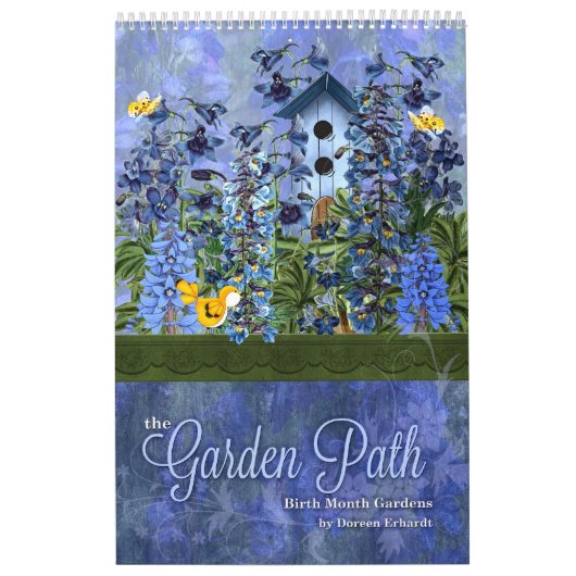 フローラ園誕生花12ヶ月 カレンダー (カバー)