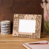 フローラ園 レーザー彫刻フレーム (左)