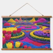 フローラ園 吊り下げ型タペストリー (正面)