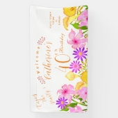 フローラ園 横断幕 (縦)