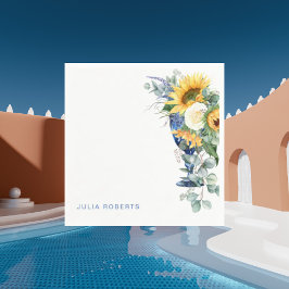 フローラ地中海のひまわりシャワーカクテル スタンダードカクテルナプキン