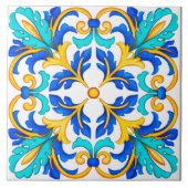 フローラ地中海のスタイルセラミックタイル。 タイル (正面)