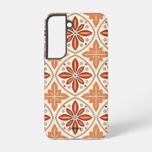 フローラ地中海のタイル銀河系S22ケース SAMSUNG GALAXY S22ケース