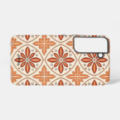 フローラ地中海のタイル銀河系S22ケース SAMSUNG GALAXYケース (裏面横)