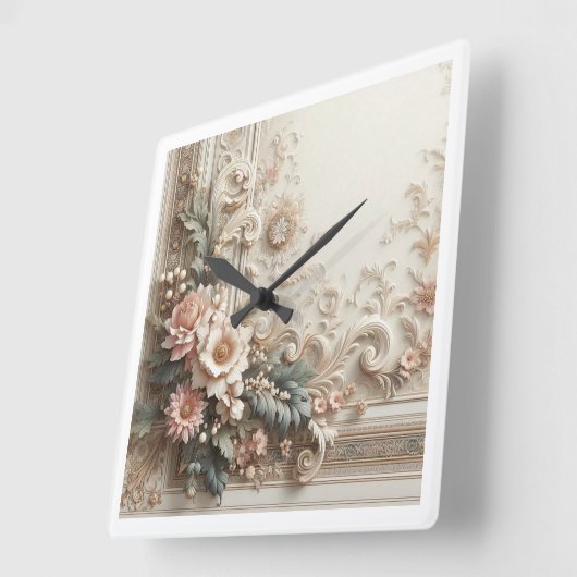 フローラ壁時計 スクエア壁時計 (傾斜)