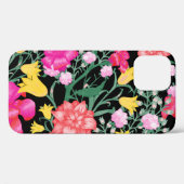 フローラ壁紙の大きな花のパターン Case-Mate iPhoneケース (裏面 (横))