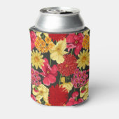 フローラ壁紙の水彩スタイル 缶クーラー (缶裏面)