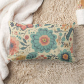 フローラ壮麗な腰枕 ランバークッション (ブランケット)