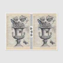 フローラ壷（鳥と蜂）