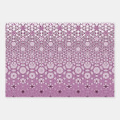 フローラ変態パターン ラッピングペーパーシート (正面)