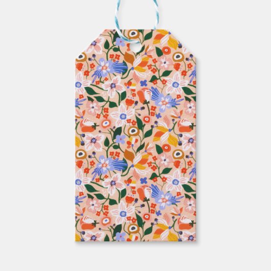 フローラ夏の山花咲き園 ギフトタグ (正面)