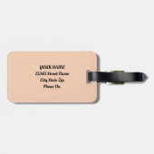 フローラ夏の山花咲き園 ラゲッジタグ (裏面横)