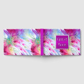 フローラ夏花エレガントお洒落抽象芸術 ゲストブック (全面)