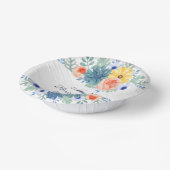 フローラ多汁性マカロンブライダルシャワー ペーパーボウル (傾斜あり)