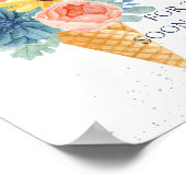 フローラ多肉性マカロンブライダルシャワーパーティーゲーム ポスター (角)