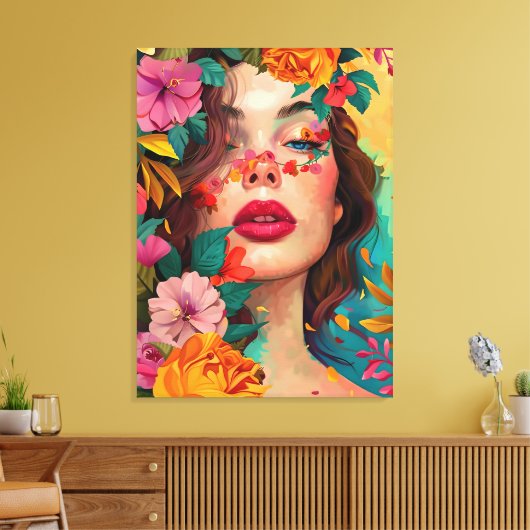 フローラ夢想 キャンバスプリント (インサイチュ (リビング))