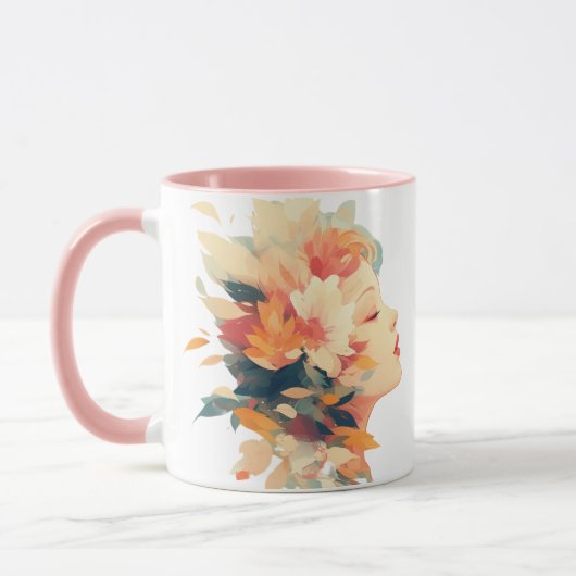 フローラ夢想 マグカップ (左)