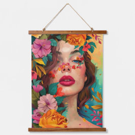 フローラ夢想 吊り下げ型タペストリー