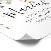 フローラ大胆不敵に作られた詩篇 ポスター (角)