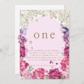 フローラ天国誕生日 招待状 (正面/裏面)