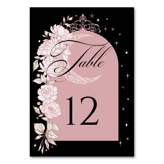 フローラ天月スターティアラキンセアニェラ写真 テーブルナンバー (正面)