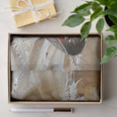 フローラ女性のカーボーイハットデクページティッシュペーパー 薄葉紙 (ギフト)