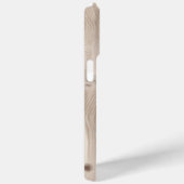 フローラ女性のカーボーイブーツアイボリーフェイクウッドパーソナライズされた Case-Mate iPhoneケース (裏面 / 右)