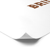 フローラ女性のカーボーイブートブライダルシャワーウェルカムサイン ポスター (角)