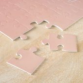 フローラ女性植物水彩イラストレーション ジグソーパズル (側面)