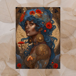 フローラ女神、ポストクロッシング葉書 ポストカード