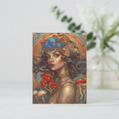 フローラ女神、ポストクロッシング葉書 ポストカード (スタンド正面)