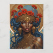 フローラ女神、ポストクロッシング葉書 ポストカード (正面)
