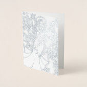 フローラ女神 箔カード (正面)