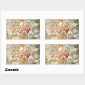 フローラ女神 長方形シール (シート)