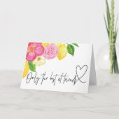 フローラ妊娠ベビーリビール友人のおばちゃんへの贈り物 カード (正面)