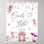 フローラ妖精のガーデンカードとギフト ポスター (正面)